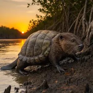 Beaver + Sea turtle